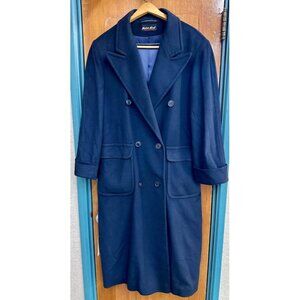 Marissa Nicoli navy overcoat